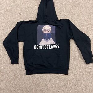 Bonito Flakes Black Kids Hoodie